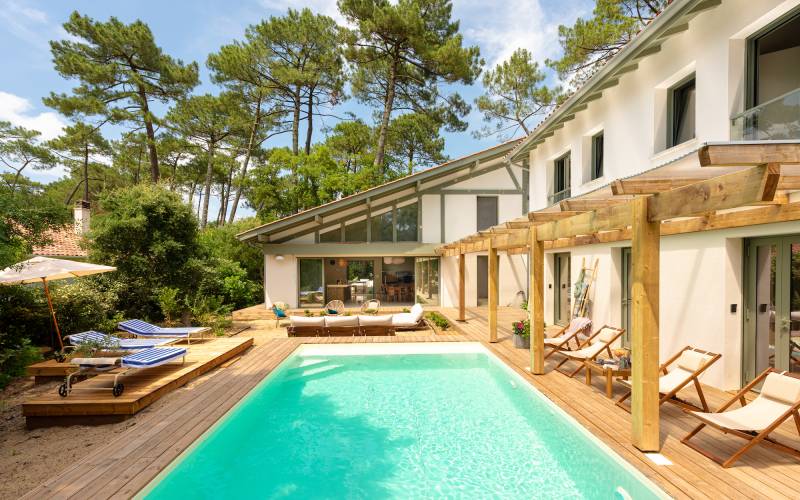 Rental of a luxurious villa for professional photo shoots and exclusive events in the beautiful Hossegor area in FRANCE