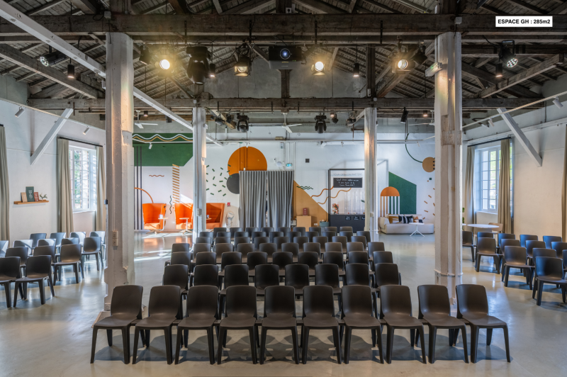 renting an industrial space in Lyon FRANCE for hosting an event or gathering