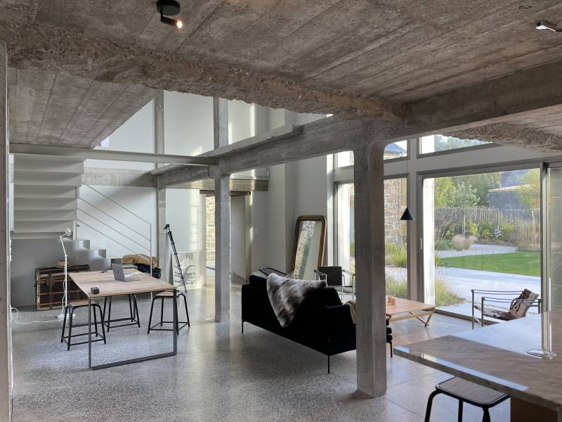 Modern house available for rent specifically for professional photoshoots in Brittany, FRANCE