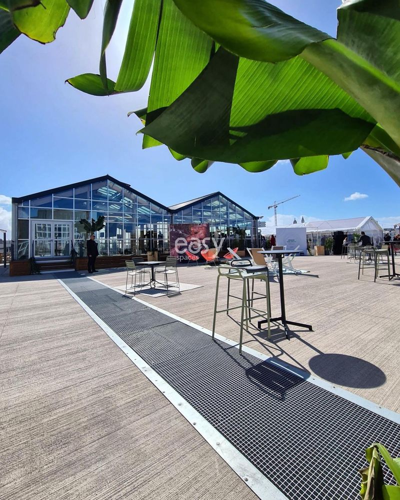 Rooftop available for rent in the city of Paris, France with amazing views