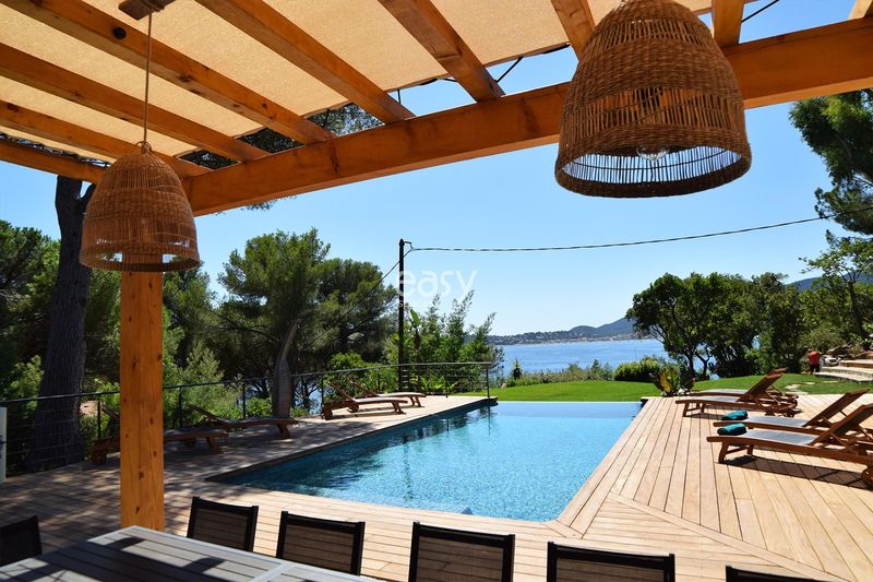 Location of the photoshoot with a stunning sea view overlooking Saint Tropez