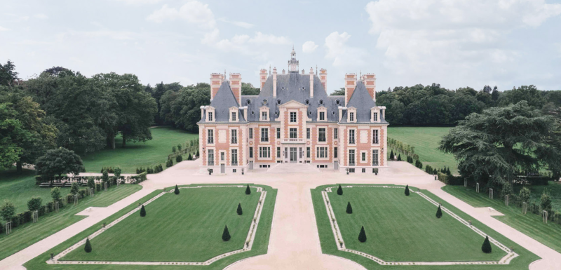 Rent a Château with Ornate Parquet Flooring and Elegant Moldings Perfect for Photo Shoots in Paris, FRANCE