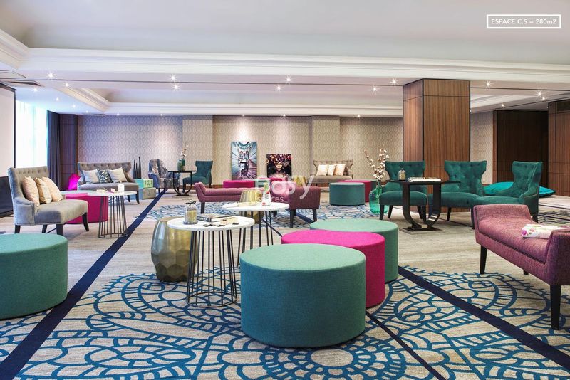 Venue rental for large capacity events in Paris, France, with ample space and excellent facilities