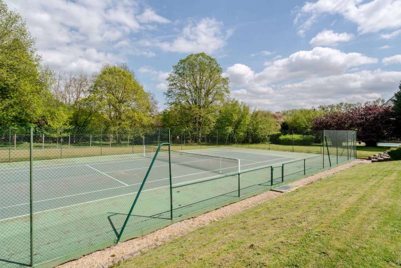 tennis court for professional filming and shooting purposes in Paris, FRANCE