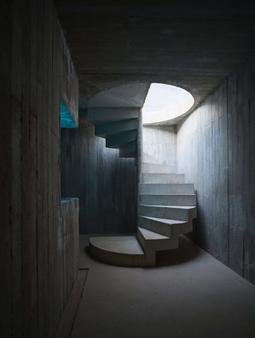 rent a raw concrete villa for filming in Spain