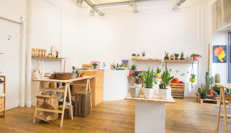 Showroom located prominently in the central district of Paris, France