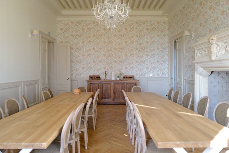 Detailed and carefully arranged decor setting specifically designed for professional photo shoots in the city of Lyon, FRANCE