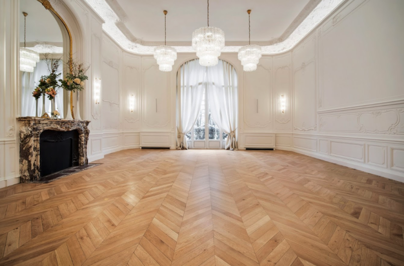 shooting location in the center of Paris