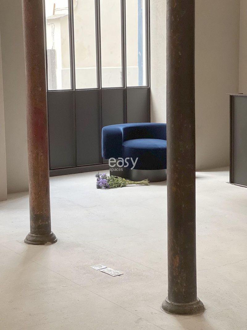 Concrete location specifically designed and prepared for an event taking place in Paris, France