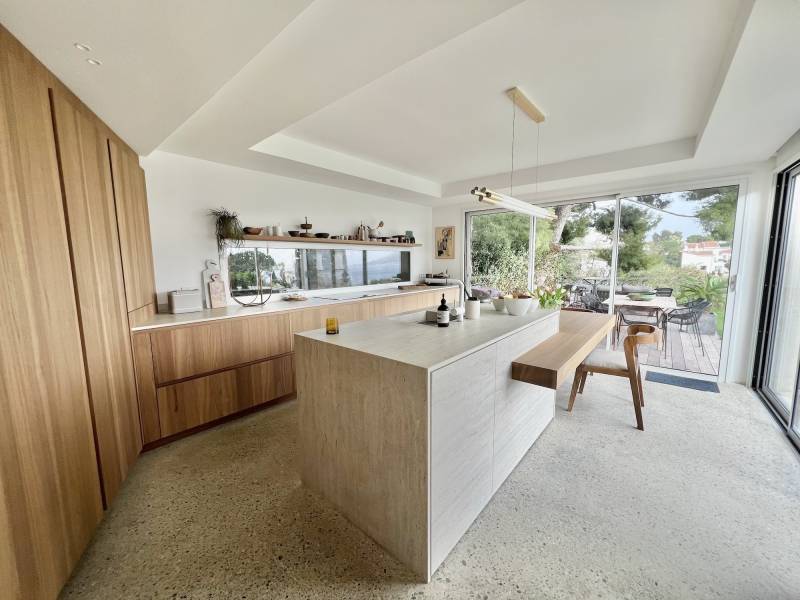 modern kitchen setting designed specifically for professional shooting sessions in Marseille, FRANCE