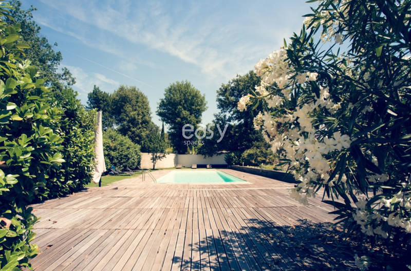 Exterior of a prestigious luxury villa available for rent for film shoots and professional photo sessions in Cannes