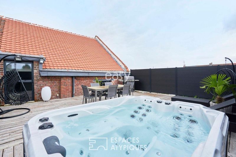 photography location with outdoor terrace in the city of Tourcoing, FRANCE