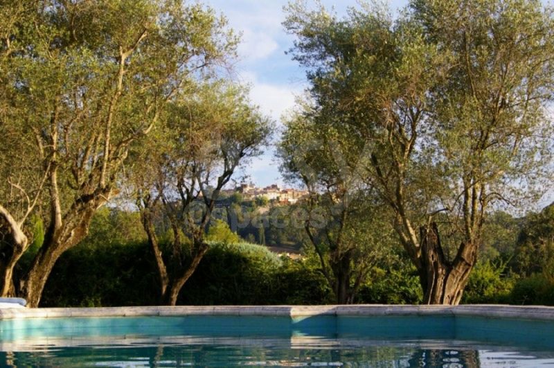 Garden location with swimming pool for professional photo shoot sessions in Cannes, Alpes Maritimes 06 area