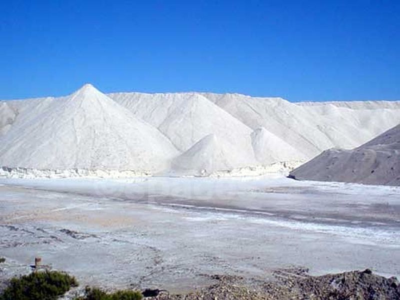 Salt dunes perfectly suited for photo shoots and film productions in the Camargue region of 13