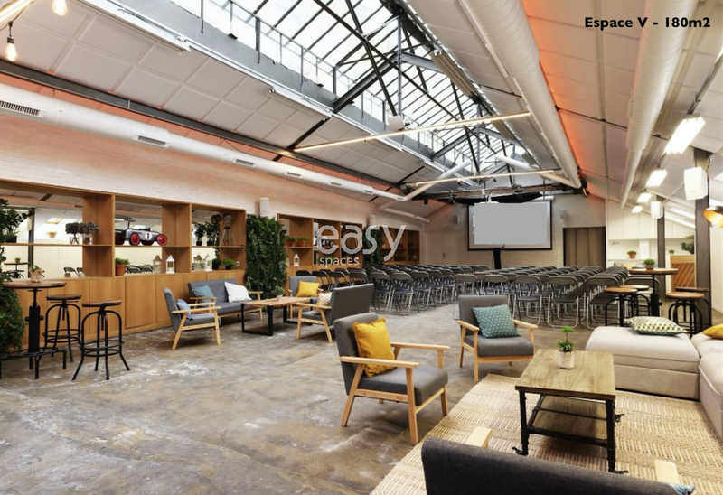 Industrial style loft available to rent in FRANCE for hosting special events and gatherings