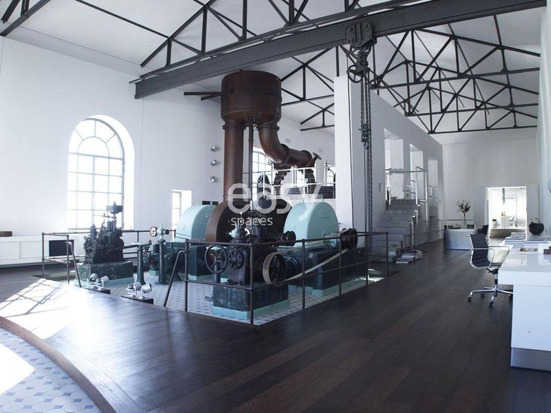 Unusually distinctive and atypical decor setting specifically designed for filming purposes