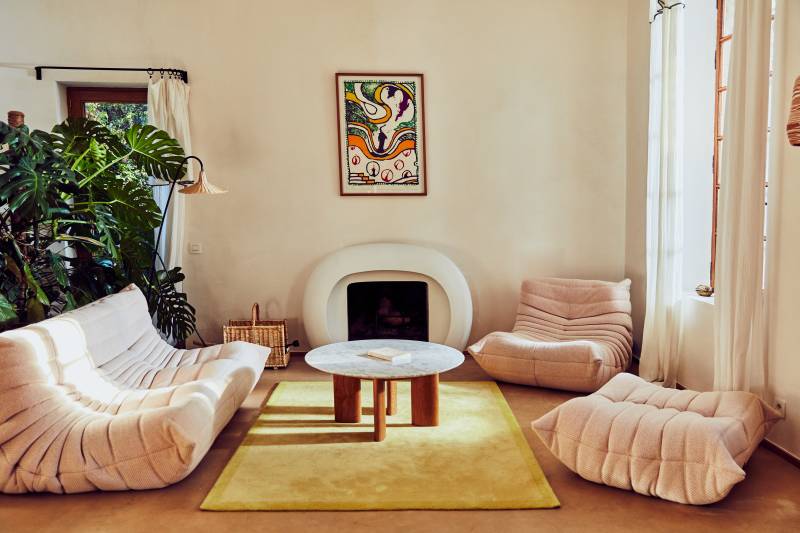 House in France with a private swimming pool available for professional photoshoot rental purposes